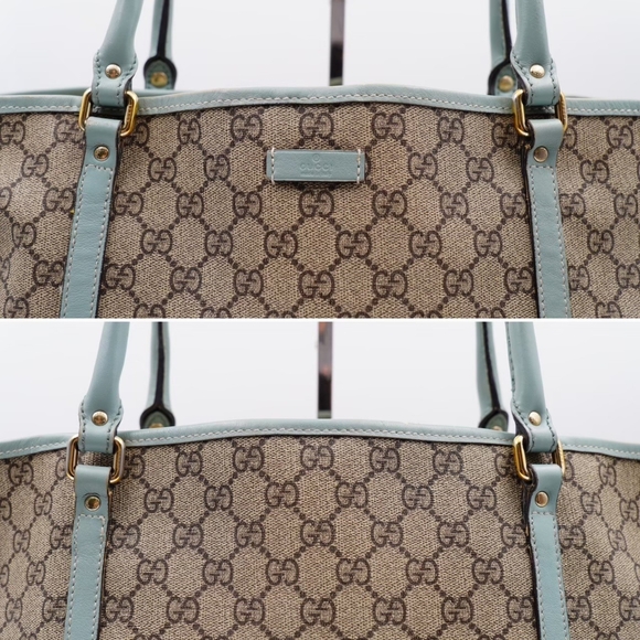 AQ49❤️Gucci GG Supreme Coated Canvas Joy Tote Gucci - Picture 5 of 13